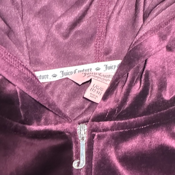Juicy couture kid jacket Velour Zip-Up Hoodie - Picture 4 of 4